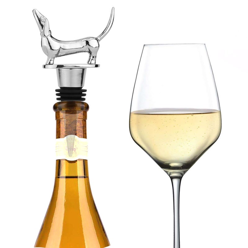 LYWUU Dachshund Wine Bottle Stopper, Dachshund Gifts, Sausage Dog Gifts, Wine Gifts Wiener Dog Doxie Gifts Birthday Gifts Christmas Gifts for Men Women Dog Lovers, with Gift Box - Image 5